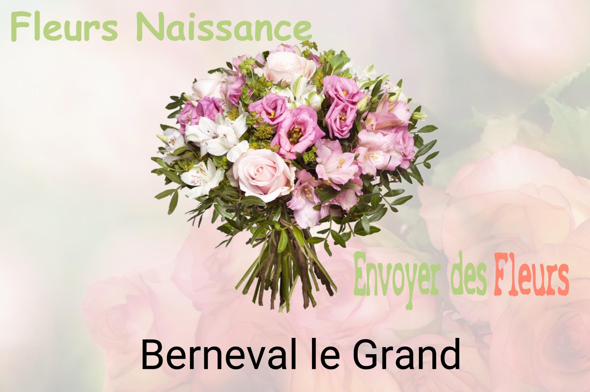 Bouquet de fleurs de naissance livré à Berneval-le-Grand